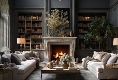 Idées pour des meubles et une décoration élégante dans un salon de style bourgeois !